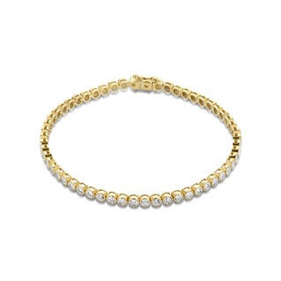 Isabel Bernard De la Paix Alfie 14 karaat gouden tennis armband | diamant 0.36 ct