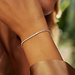 Isabel Bernard De la Paix Madeline 14 karat white gold tennis bracelet with diamond 1.08 carat