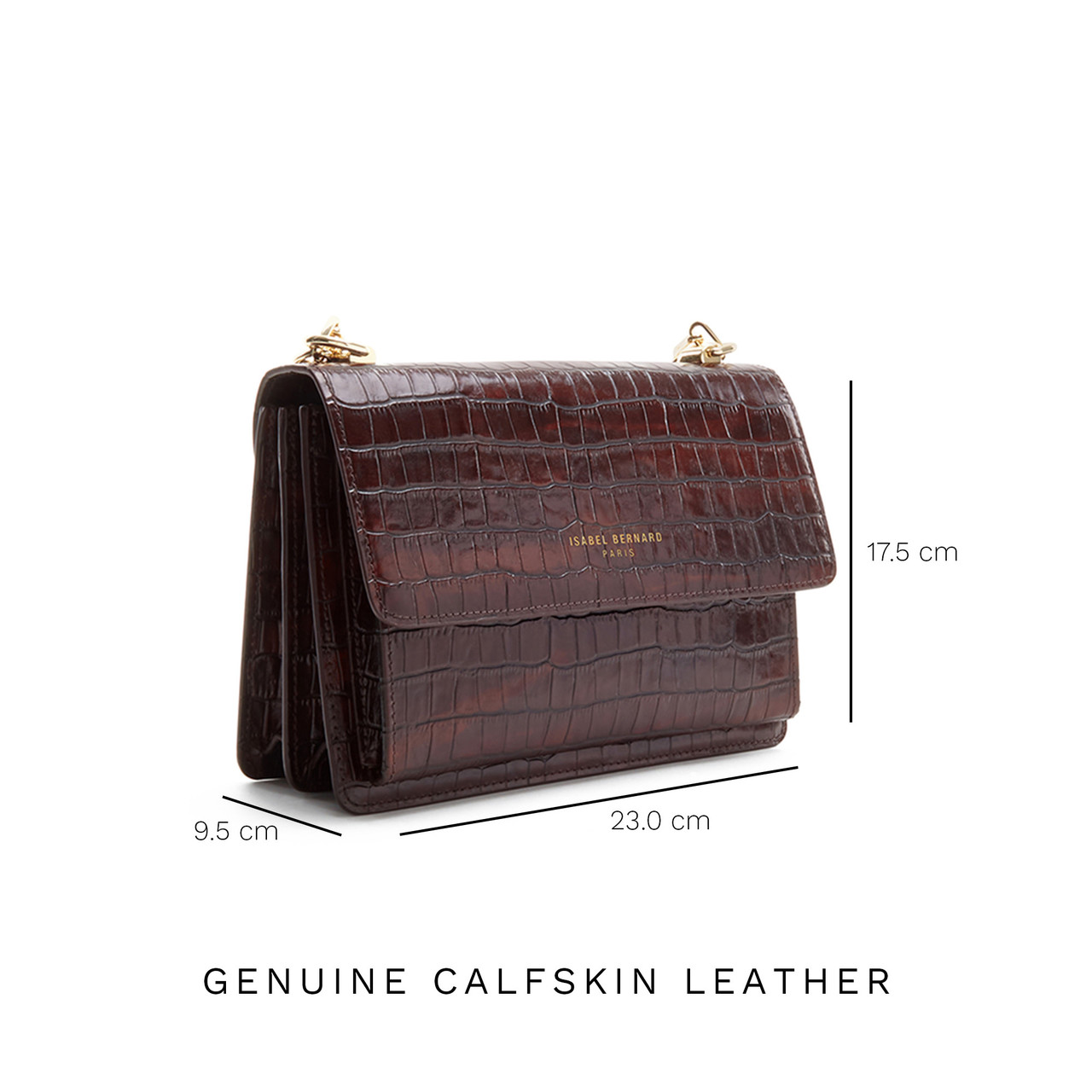 Isabel Bernard - camel calfskin leather handbag IB21053