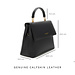 Isabel Bernard Femme Forte Gisel black calfskin leather handbag
