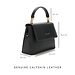 Isabel Bernard Femme Forte Heline black calfskin leather handbag