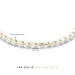 Isabel Bernard Aidee Marissa 14 karat gold bracelet with pearls