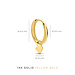 Isabel Bernard Belleville Amore 14 karat gold hoop earrings with heart