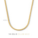 Isabel Bernard Aidee Julee 14 karat gold link necklace