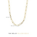 Isabel Bernard Aidee Odile 14 karat gold link necklace