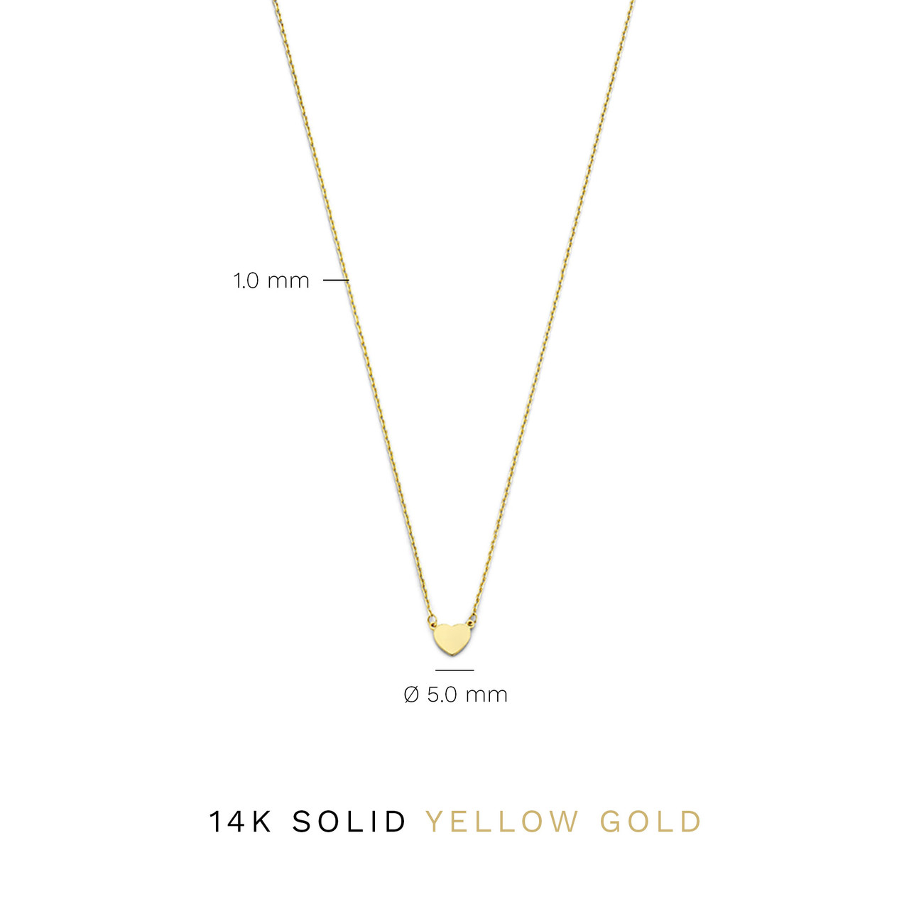 Isabel Bernard Belleville Amore 14 karat gold necklace with heart