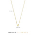 Isabel Bernard Belleville Amore 14 karat gold necklace with heart