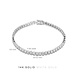 Isabel Bernard De la Paix Alfie 14 karat white gold tennis bracelet with diamond 0.36 carat