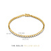 Isabel Bernard De la Paix Alfie 14 karat gold tennis bracelet with diamond 0.36 carat