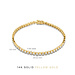 Isabel Bernard De la Paix Alfie 14 karat guld tennis armband med diamant 0.36 karat