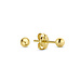 Isabel Bernard Cadeau d'Isabel 585er Gold Ohrring-Set mit Feder