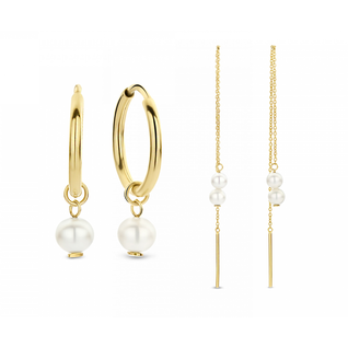 Isabel Bernard Cadeau d'Isabel set orecchini in oro 14 carati