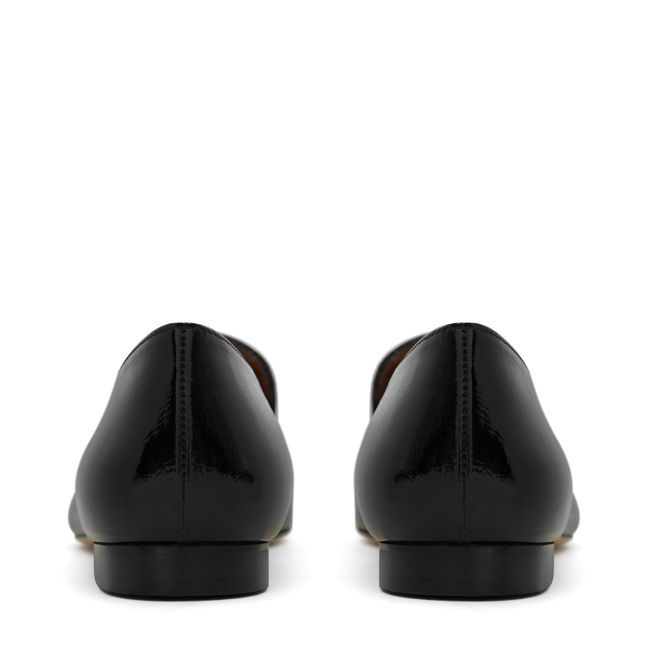 Isabel Bernard Vendôme Margaux black calfskin patent leather loafers