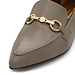 Isabel Bernard Vendôme Margaux taupe Lackleder-Loafer aus Kalbsleder