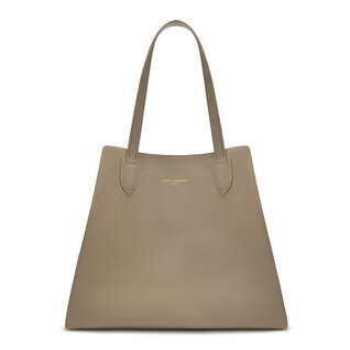 Isabel Bernard Honoré Francine sac cabas en cuir de veau taupe