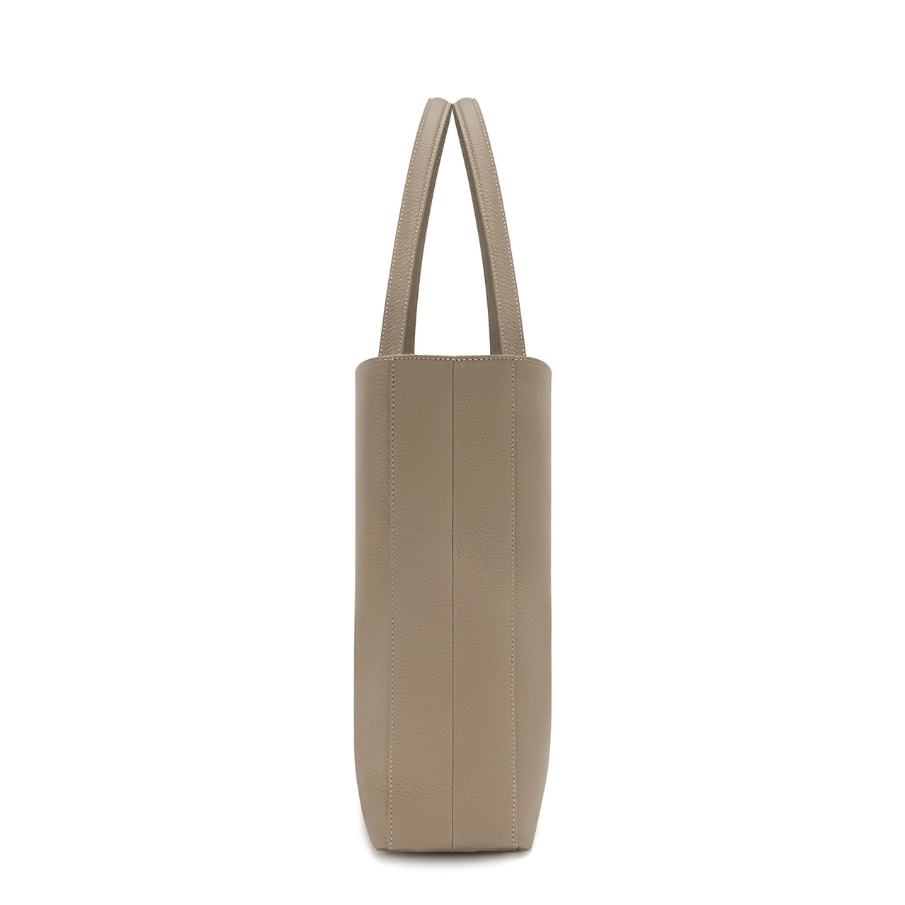 Isabel Bernard Honoré Francine taupe calfskin leather shopper