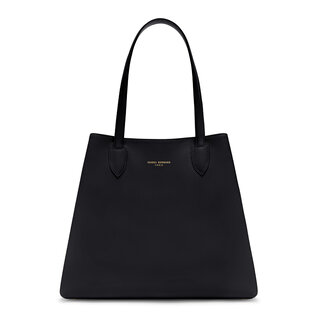 Isabel Bernard Honoré Francine sac cabas en cuir de veau noir