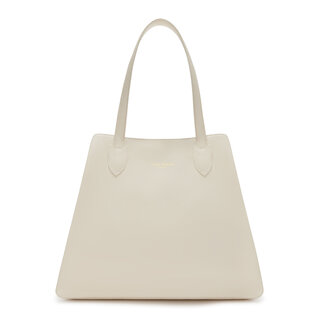 Isabel Bernard Honoré Francine cream calfskin leather shopper