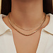 Isabel Bernard Aidee Gigi 14 karat gold necklace with chains