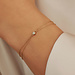 Isabel Bernard De la Paix Inaya bracciale in oro 14 carati con diamanti 0.02 carati