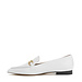 Isabel Bernard Vendôme Margaux white calfskin patent leather loafers