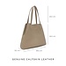 Isabel Bernard Honoré Francine bolso shopper taupe de cuero vacuno