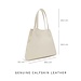 Isabel Bernard Honoré Francine bolso shopper crema de cuero vacuno