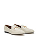 Isabel Bernard Vendôme Fleur beige calfskin leather loafers