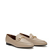 Isabel Bernard Vendôme Fleur taupe calfskin leather loafers