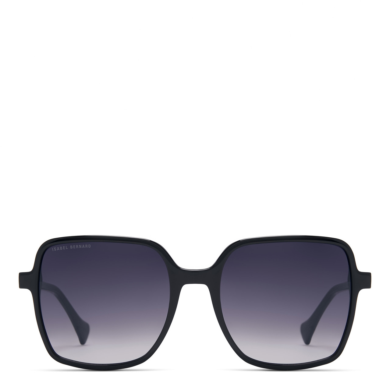 Isabel Bernard La Villette Rene black square sunglasses with black lenses gradient