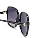 Isabel Bernard La Villette Rene black square sunglasses with black lenses gradient