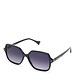 Isabel Bernard La Villette Renate lunettes de soleil carrées noires avec des verres noirs dégradés