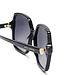 Isabel Bernard La Villette Renate black square sunglasses with black lenses gradient