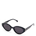 Isabel Bernard La Villette Rosaire sorte ovale solbriller med sorte linser