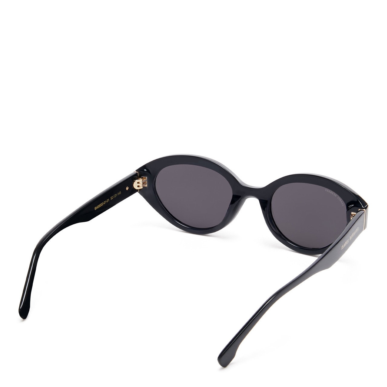 Isabel Bernard - schwarze Ovale Sonnenbrille IB400002-01-01