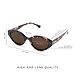 Isabel Bernard La Villette Rosaire brown tortoise oval sunglasses with brown lenses