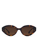 Isabel Bernard La Villette Rosaire brune skildpadde ovale solbriller med brune linser