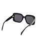 Isabel Bernard La Villette Rive schwarze Eckige Sonnenbrille mit schwarzen Gläsern