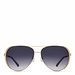Isabel Bernard La Villette Ruby goldfarbene Aviator Sonnenbrille mit schwarzen Verlaufsgläsern