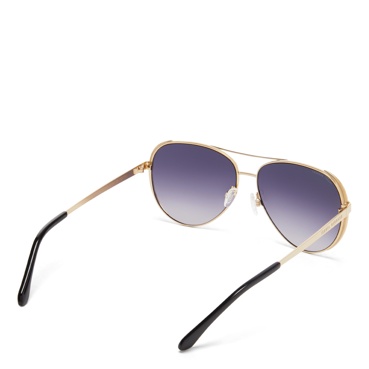 Isabel Bernard gold coloured aviator sunglasses IB400004 15 01