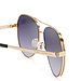 Isabel Bernard La Villette Ruby goudkleurige aviator zonnebril met zwarte gradient glazen