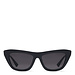 Isabel Bernard La Villette Roselin schwarze Cat Eye Sonnenbrille mit schwarzen Gläsern