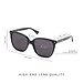 Isabel Bernard La Villette Raison black square sunglasses with black lenses