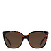 Isabel Bernard La Villette Raison brune skildpadde firkantede solbriller med brune linser