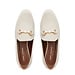 Isabel Bernard Vendôme Fleur beige calfskin leather loafers