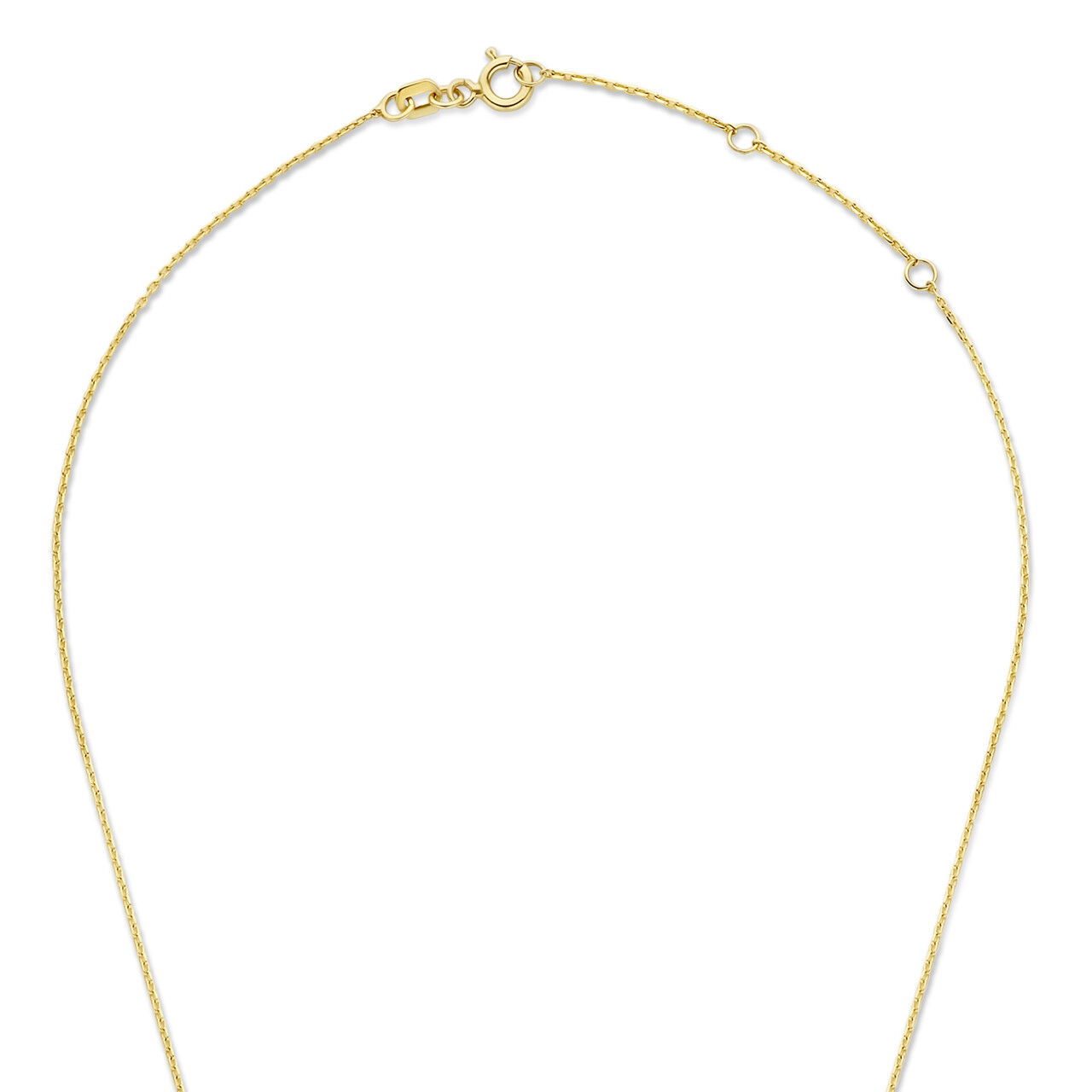 Isabel Bernard De la Paix Inaya 14 karat gold necklace with diamond 0.01 carat