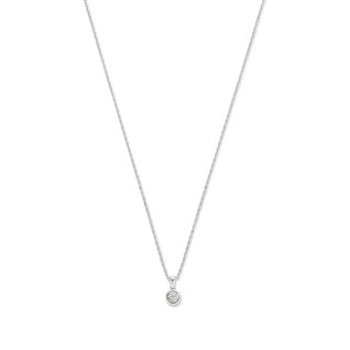Isabel Bernard De la Paix Inaya 14 karat white gold necklace | diamond 0.03 ct