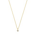 Isabel Bernard De la Paix Inaya 14 karat gold necklace with diamond 0.03 carat