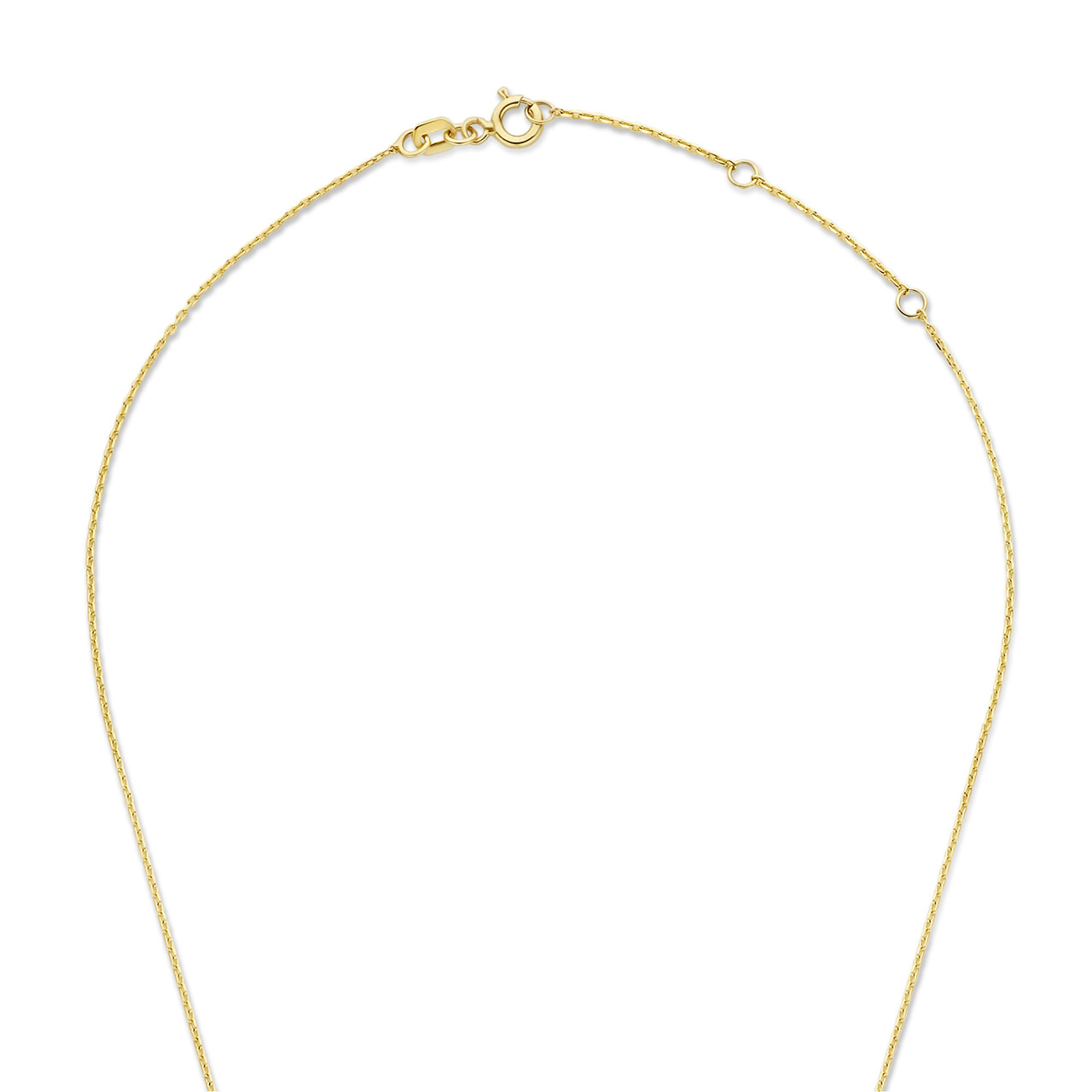 Isabel Bernard De la Paix Inaya 14 karat gold necklace with diamond 0.03 carat
