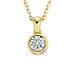 Isabel Bernard De la Paix Inaya 14 karat gold necklace with diamond 0.03 carat